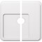 Ekena Millwork Lucan Architectural Grade PVC Contemporary Ceiling Medallion, Two Piece, 20"OD x 3"ID x 7"C x 1"P CMP20LN2-03000 - alternate 1